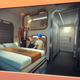 I got top bunk!
